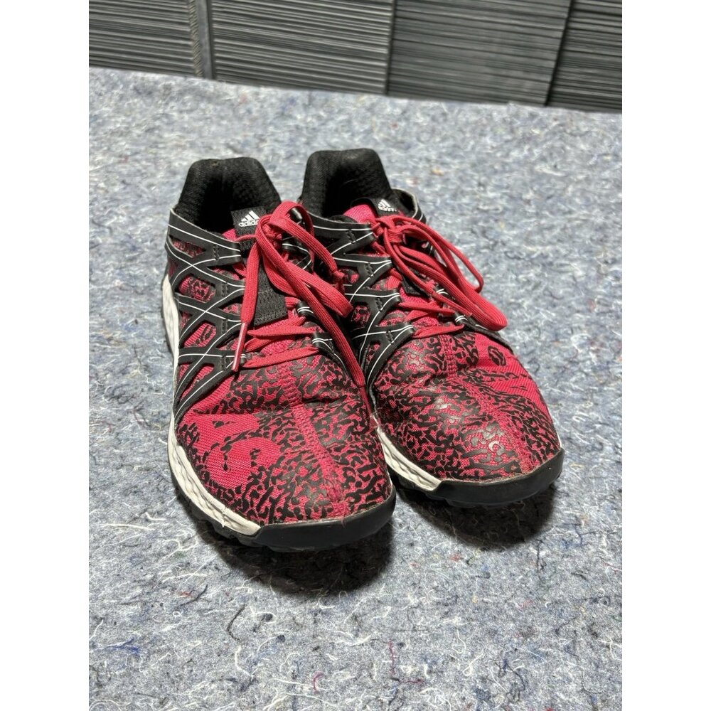 Adidas Vigor‎ Bounce Womens 7.5 Red/Black Athletic Trail Shoes CLI 037001